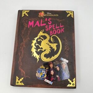 Disney‎ Descendants Mal's Spell Book Hardcover 2015 First Edition Tina McLeef